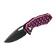 M-TAC Folding Knife Skull Black/Pink, Compact, lightweight everyday carry engineered with expressive design and reliable performance
